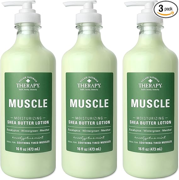 717Ni3AkpsL._AC_SX569_PIbundle-3,TopRight,0,0_SH20_ Village Naturals Therapy Muscle Shea Butter Lotion - Image 1