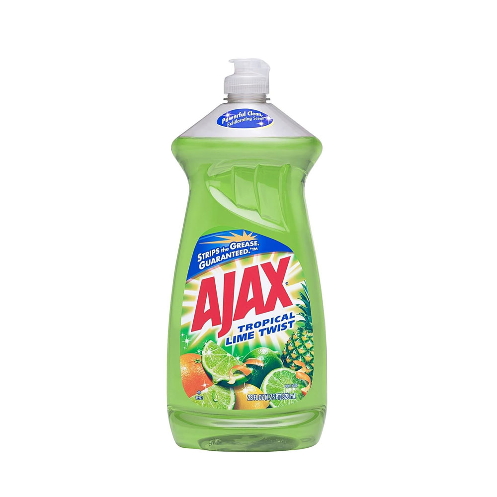 9-10.jpg Ajax Dishwashing Liquid, Tropical Lime Twist, 28 Ounce - Image 1